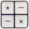 The Memory Company NFL 4 Section Square Ceramic Tray